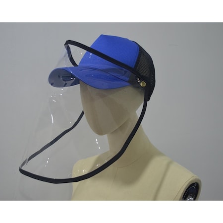 Dressdown Unisex Baseball Cap Face Shield Blue DR1609668